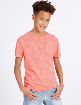 Pure Cotton All Over Print T-Shirt &#40;3-14 Years&#41;